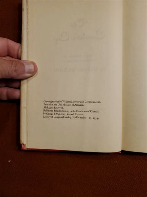 The Cavaliers Cup By Carter Dickson 1953 Hc Dj Morrow And Company New York Vg Ebay