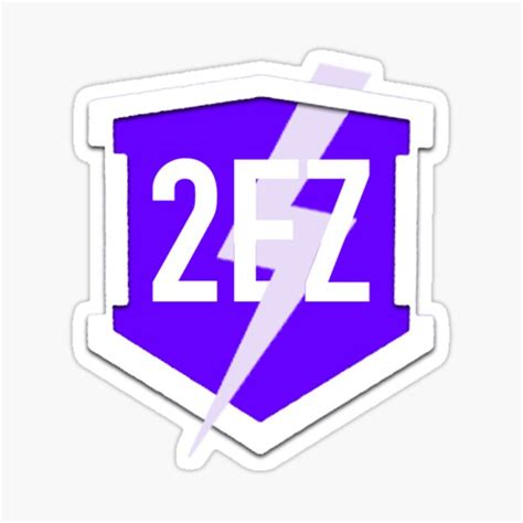 2ez Sheild Logo Sticker By Adlphoto Redbubble