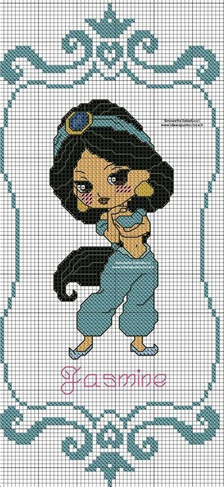 Cross Stitch Disney Princess Sticken Kreuzstich Stickereimuster