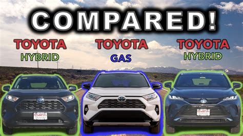 2021 Toyota Venza Vs 2021 Toyota Rav4 Hybrid Vs 2021 Toyota Rav4