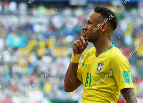 Neymar Brazil Celebrates Scoring Opening Goal Editorial Stock Photo - Stock Image | Shutterstock