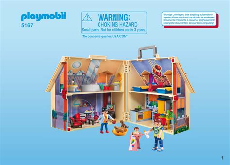 Handleiding Playmobil Set 5167 Modern House Mijn Meeneempoppenhuis