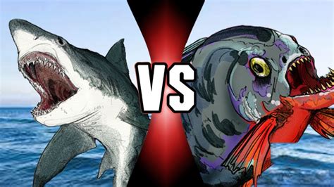 Mega shark versus mega Piranha by losttapes00 on DeviantArt