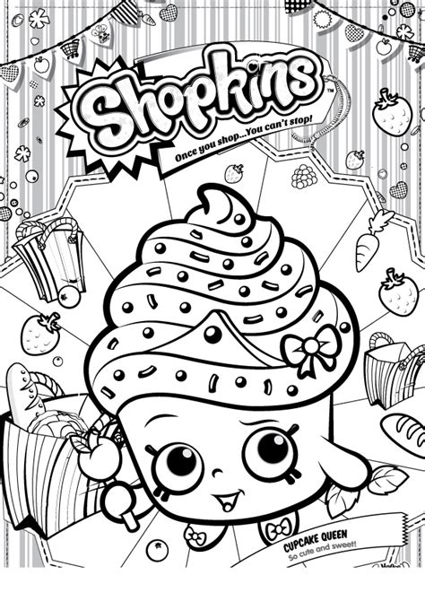 Desenhos Para Colorir Dos Shopkins