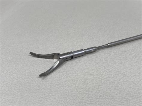 Used Aesculap Po608r Po607r Maryland Grasping Forceps Insert Curved 5mm Serrated Surgical