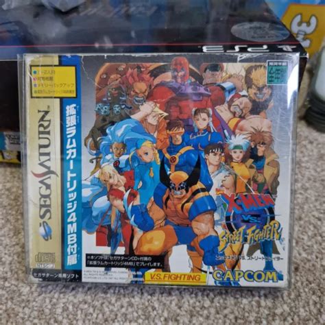 X Men Vs Street Fighter Sega Saturn Ram Pack Japanese Ntsc J