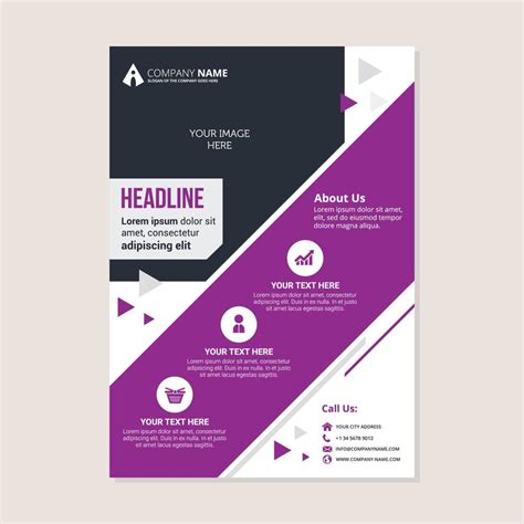 Corporate Business Annual Report Brochure Flyer Design 5483505 Vector