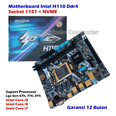 Jual Motherboard Bulldozer Sonic H Ddr Socket Intel Th Th