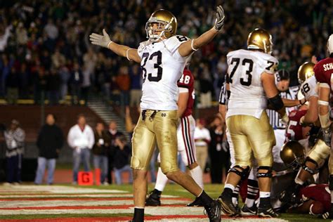 Remember When Notre Dames Brady Quinn Was A Golden God One Foot Down