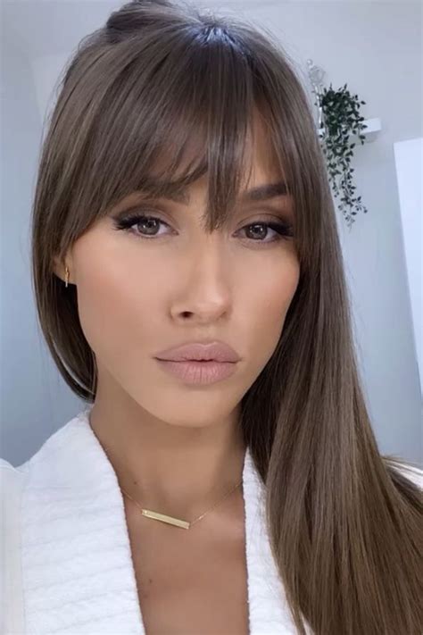 30 Best Haircuts With Bangs That Are Trending Now Long Hair Styles Brown Blonde Hair Hair