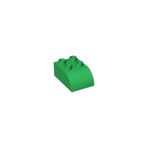 LEGO Green Duplo Brick 2 X 3 With Curved Top 2302 Brick Owl LEGO