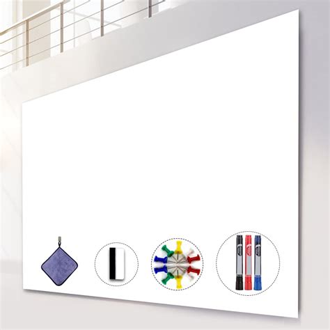 Dry Erase Sticker for Wall, White Board Stickers, 4' x3' Whiteboard ...