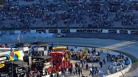 Jimmie Johnson Does A John Force Burnout Through Turn Youtube