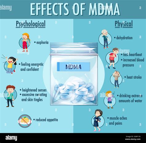 Efectos De La Infograf A De Mdma Xtasis Imagen Vector De Stock Alamy