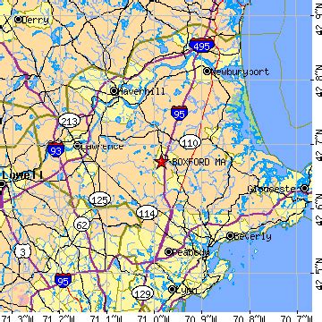 Boxford, Massachusetts (MA) ~ population data, races, housing & economy