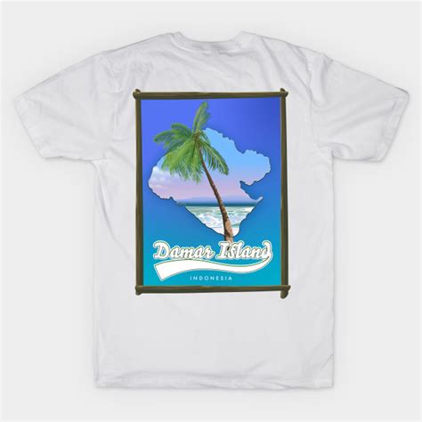 Damar Island Indonesia map - Damar Island Indonesia Map - T-Shirt ...