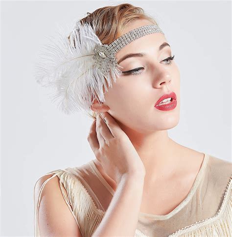 1920s Feather Headband