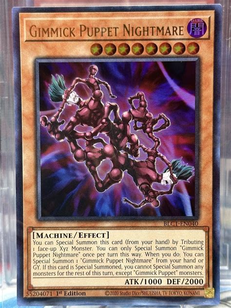 Yugioh Gimmick Puppet Nightmare Blc En Ultra Rare Nm Ebay