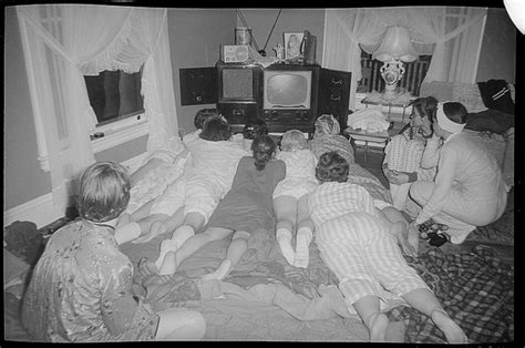 1950s Tv Watching Slumber Party Mid 1950s ©2015 This Ima… Flickr