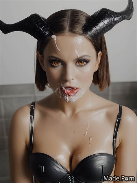 Porn Image Of Short Hair Bimbo Wet Devil Cumshot Siren Demon Wings Created By AI