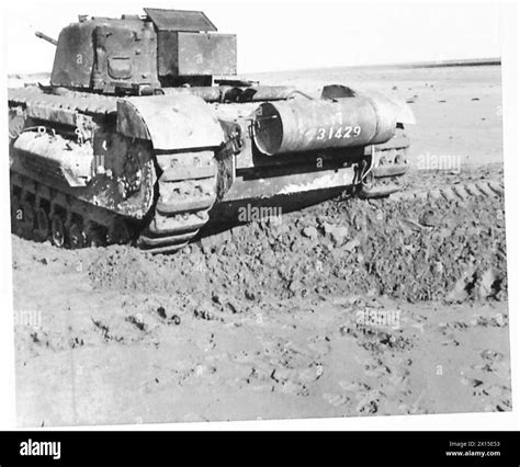 Tank Experiments British Army Stock Photo Alamy