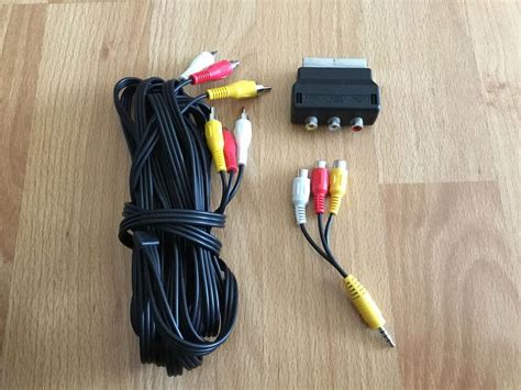 Chinch Rgb Scart Adapter Kabel Set F R Tv Kaufen Auf Ricardo