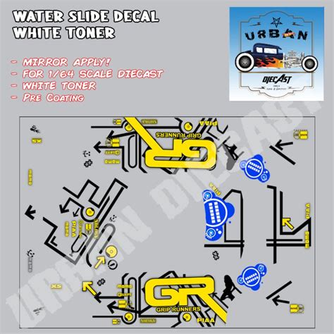 Jual Hot Wheels Decal White Toner Nfs Ray Kreiger Shopee Indonesia