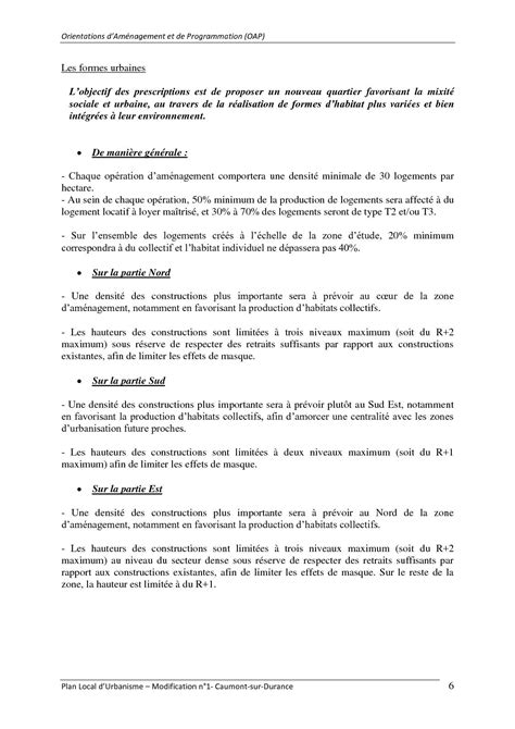 Pièce 4 Orientations d aménagement et de programmation Modification 1