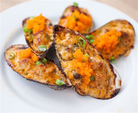 Japanese Baked Dynamite Mussels Recipe So Easy