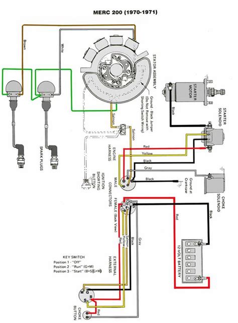 Mercury Outboard Charging System Diagrams