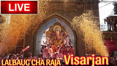 LALBAUG CHA RAJA VISARJAN LIVE 2024 CHINCHPOKLI CHA CHINTAMANI