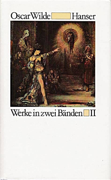 Oscar Wilde Werke In Zwei Bänden Herausgegeben Von Rainer Gruenter