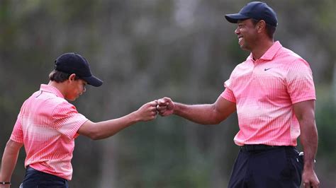 Tiger Charlie Woods Make Key Eagle Amid Scorching 9 Under Stretch