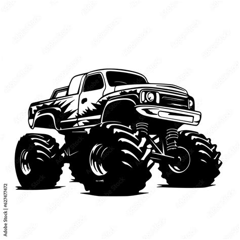 Monster Truck Svg Png Truck Svg Off Road Svg Monster Truck Svg