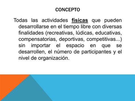 Actividades Fisico Recreativas Ppt