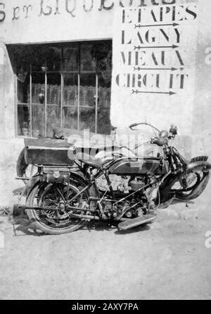 Old Military Motorcycle Stock Photo Alamy