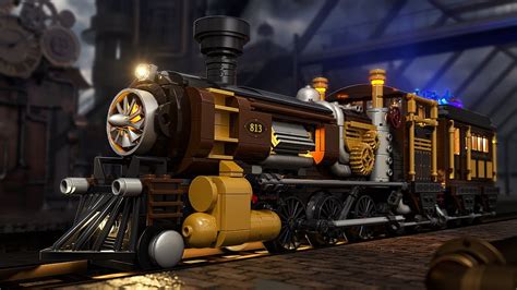 Funwhole F9006 Steampunk Ore Train Building Set Youtube