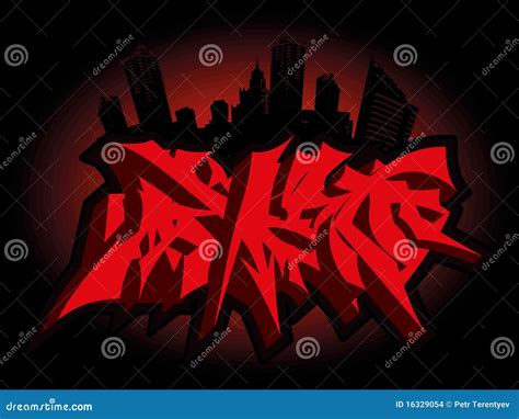 Horror Graffiti To Halloween Stock Images - Image: 16329054