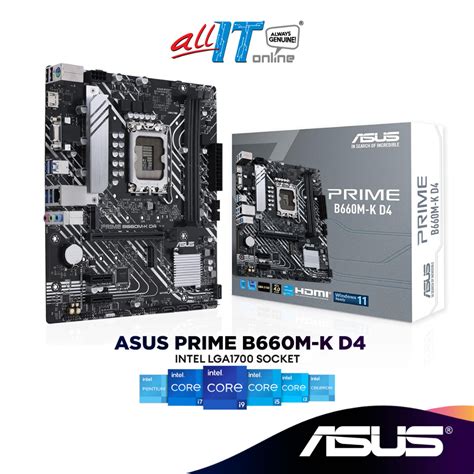 Asus Prime B M K D Micro Atx Matx Intel Motherboard Intel