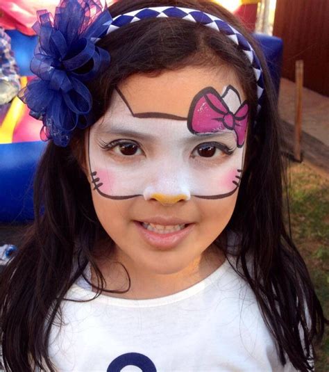 Hello Kitty Face Painting Hello Kitty Face Paint Kitty Face Paint Hello Kitty Costume