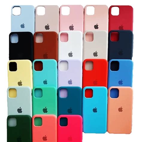 Capinha Capa Case Iphone Mini De Silicone E Aveludadas Varias Cores