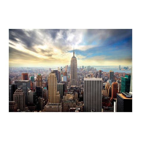 Papier Peint New York D Coration Murale Nyc Vue Du Ciel