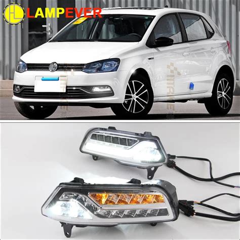 Lampever For Volkswagen Vw Polo Led Drl Daytime Running