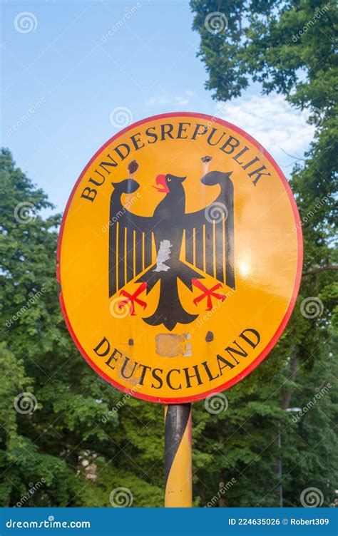 Bundesrepublik Deutschland Embassy In Polish Town Krakow Stock Image | CartoonDealer.com #147639511