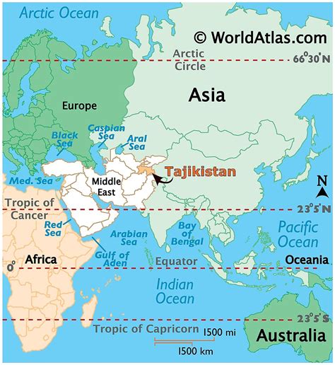 Tajikistan Maps Facts World Atlas