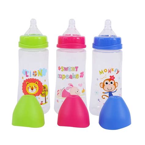 Neue Ml Baby Cartoon Milch Breiten Mund Flasche Saft Flasche Baby