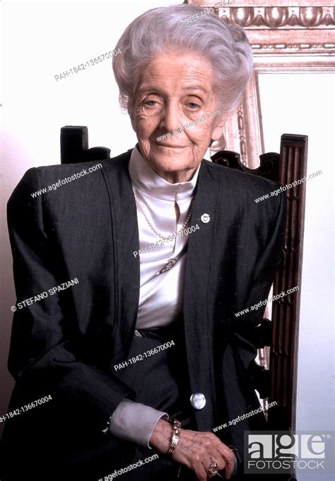 The Italian Scientist Rita Levi Montalcini Nobel Prize For Medicine