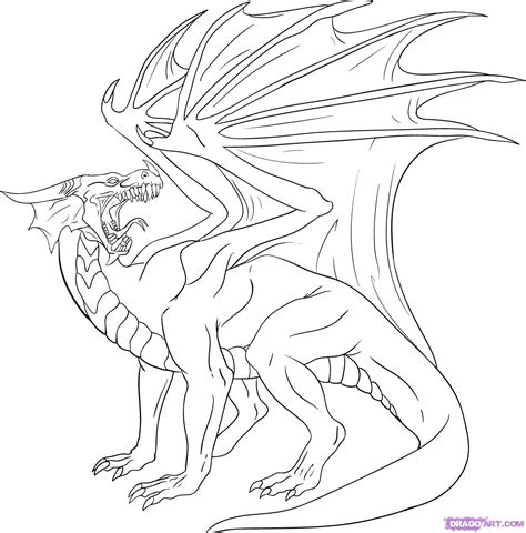 Welsh Dragon Coloring Pages at GetDrawings | Free download