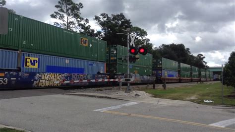 Railfanning A Long Fec Intermodalmixed Freight Train Jacksonville