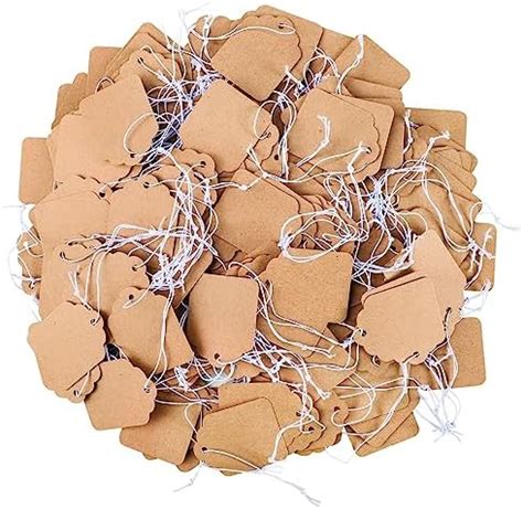 Amazon Manila Paper Tags With Elastic String Coideal 200 Pcs